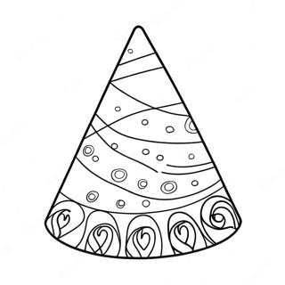 Party Hat Coloring Pages