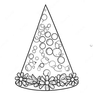 Party Hat Coloring Pages