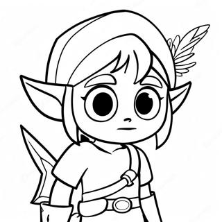 Adventurous Toon Link Coloring Page 56213-45278