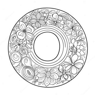 Letter O Coloring Pages