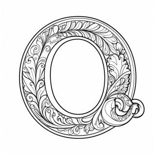 Letter O Coloring Page 5621-4654