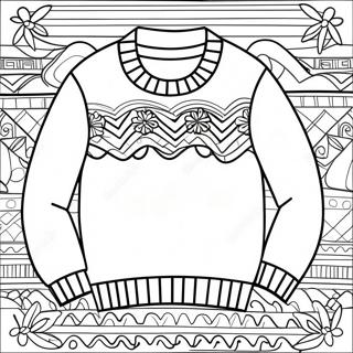 Cozy Sweater Coloring Page 56222-45290