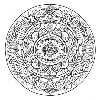 Meditative Mandala Coloring Page 56233-45295