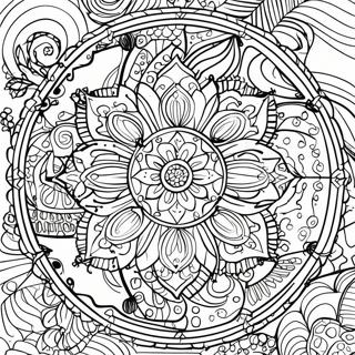 Meditative Mandala Coloring Page 56233-45296