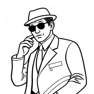 Spy Coloring Pages