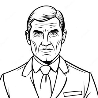 Secret Agent In Disguise Coloring Page 56243-45308