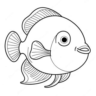 Blob Fish Coloring Pages