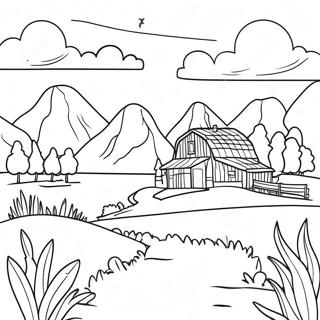 Heartland Landscape Coloring Page 56322-45363