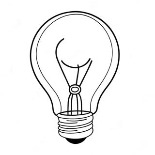 Light Bulb Coloring Pages