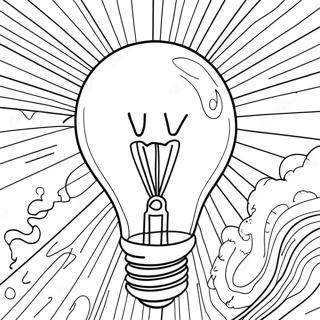 Light Bulb Coloring Page 56342-45383