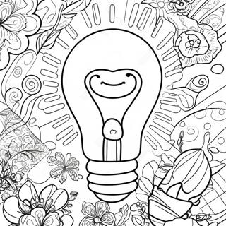 Light Bulb Coloring Page 56342-45384