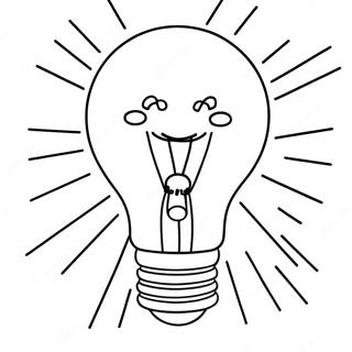 Bright Light Bulb Coloring Page 56343-45385