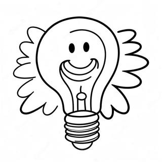 Bright Light Bulb Coloring Page 56343-45386