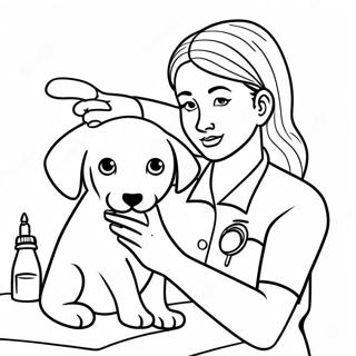 Vet Tech Coloring Pages