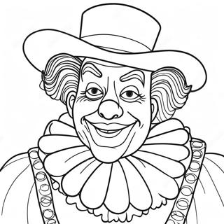 Art The Clown Coloring Page 56362-45399