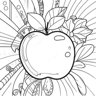 A Is For Apple Coloring Page 56373-45413