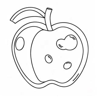 A Is For Apple Coloring Page 56373-45414