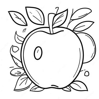 A Is For Apple Coloring Page 56373-45415