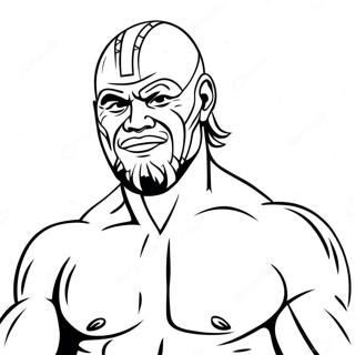 Aew Wrestler In Action Coloring Page 56413-45440