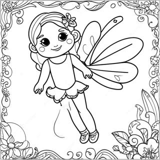 Fairy Paper Doll Coloring Page 56442-45462