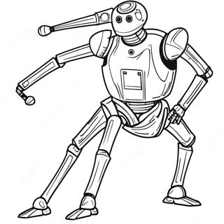 Star Wars Battle Droid Coloring Page 56462-45479