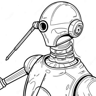 Star Wars Battle Droid Coloring Page 56462-45480