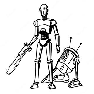 Battle Droid In Action Coloring Page 56463-45481