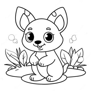 Cute Animal Planner Coloring Page 56503-45516