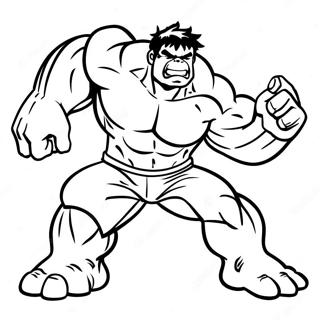 Hulk Smash Coloring Page 56523-45533