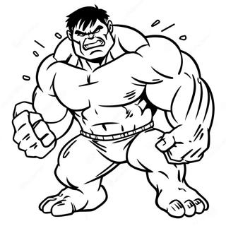 Hulk Smash Coloring Page 56523-45536