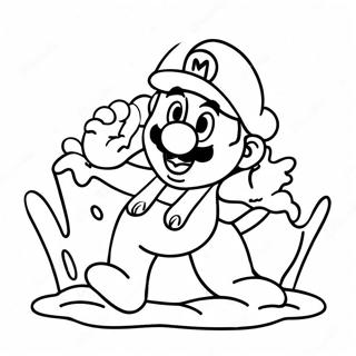 Ice Mario Coloring Page 56552-45552