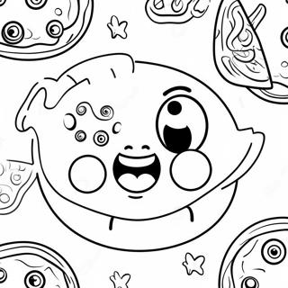 Food With Eyes Coloring Pages