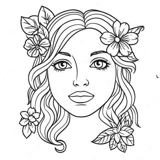 Simple For Adults Easy Coloring Pages