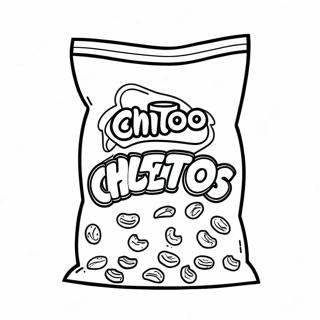 Hot Cheetos Clipart Coloring Pages