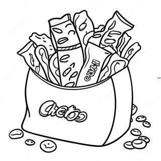 Hot Cheetos Bag Coloring Page 56602-45588