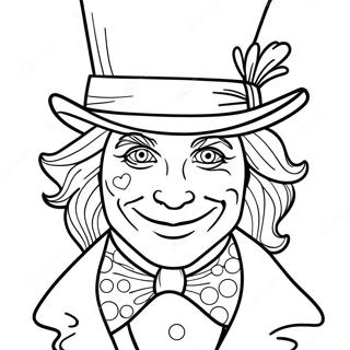 Mad Hatter Coloring Page 56612-45594