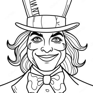 Mad Hatter Coloring Page 56612-45595