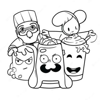 Movie Characters Coloring Pages