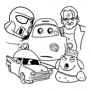 Movie Characters Coloring Page 56622-45606