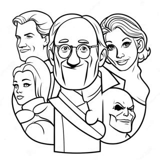 Movie Characters Coloring Page 56622-45608