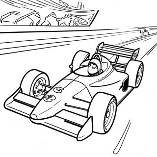 Indy Car Coloring Pages