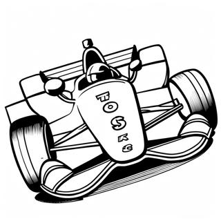 Fast Indy Car In Action Coloring Page 56633-45617