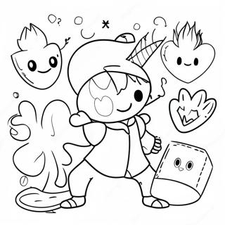 Charming Kevin Henkes Characters Coloring Page 56643-45630