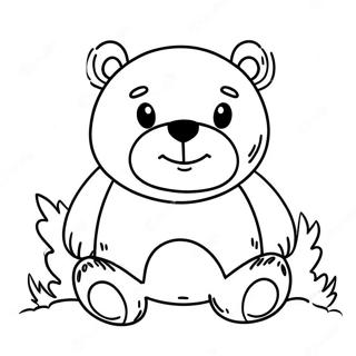 Scary Bear Coloring Page 56652-45627