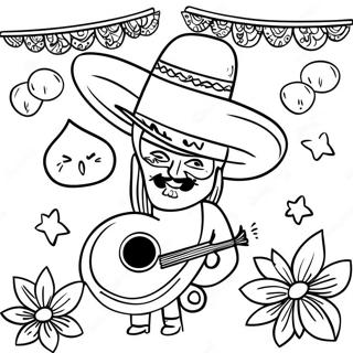 Cinco De Mayos Coloring Pages