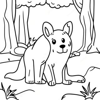 Woodland Animal Coloring Pages