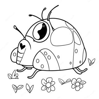 Love Bug Coloring Page 56752-45710