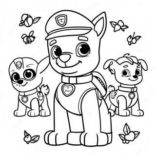 Paw Patrol Halloween Coloring Page 56802-45750