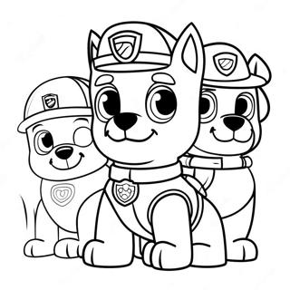 Paw Patrol Halloween Coloring Page 56802-45751