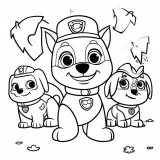 Paw Patrol Halloween Coloring Page 56802-45752